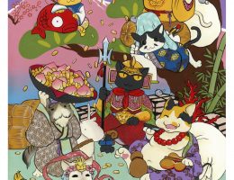 „Siedem kocich bóstw szczęścia”, Autor: Tefu Tefu (źródło: materiały prasowe organizatora)