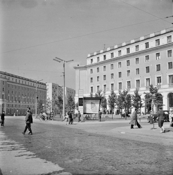 Ukończony pl. Centralny, po 1960 r., fot. Henryk Hermanowicz, wł. MHK (źródło: materiały prasowe organizatora)
