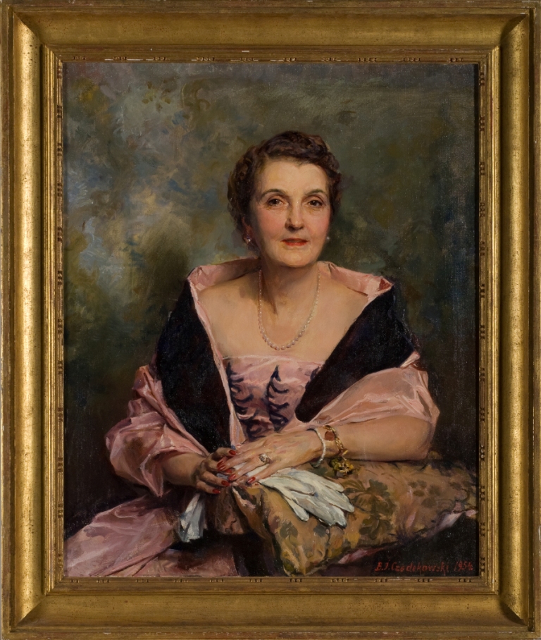 Bolesław Jan Czedekowski, „Portret Mary Grey Miller”, Muzeum – Zamek w Łańcucie, fot. © M. Szewczuk, M. Kosior (źródło: materiały prasowe organizatora)