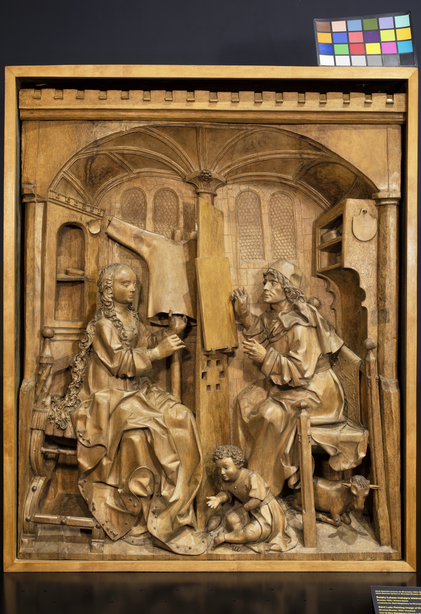 Jakob Beinhart, „Św. Łukasz malujący Madonnę”, fragment, ok. 1506 r. Muzeum Narodowe w Warszawie (źródło: materiały prasowe organizatorów)