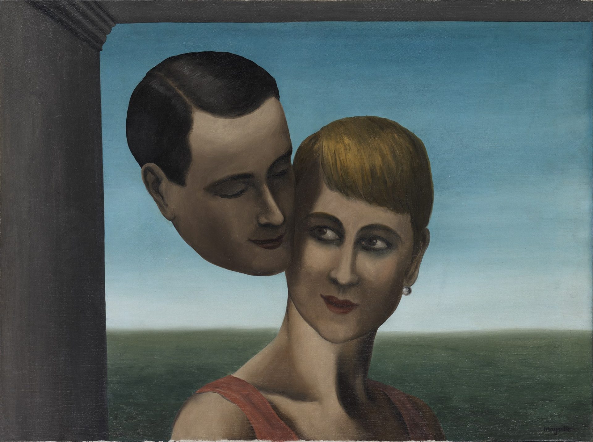 Rene Magritte, „Kochankowie”, 1928, CSW Znaki Czasu w Toruniu (źródło: materiały prasowe organizatorów)