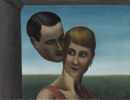 Rene Magritte, „Kochankowie”, 1928, CSW Znaki Czasu w Toruniu (źródło: materiały prasowe organizatorów)
