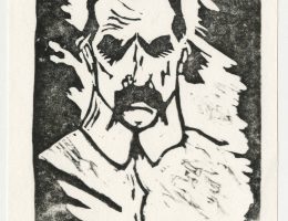 Grafika przedstawiająca Józefa Piłsudskiego, 1981; kolekcja prywatna (źródło: materiały prasowe organizatora)