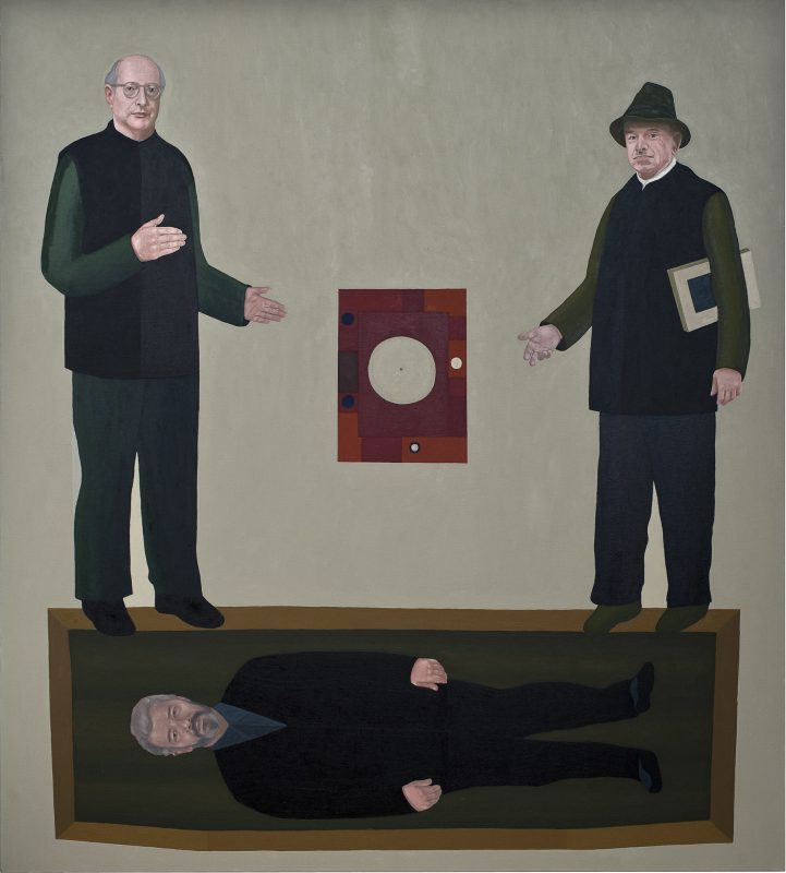 Ignacy Czwartos, „Taka robota na wiosce“, 2013, ol. pł., 200 × 180 cm, własność Muzeum Narodowego w Krakowie (źródło: materiały prasowe organizatora)