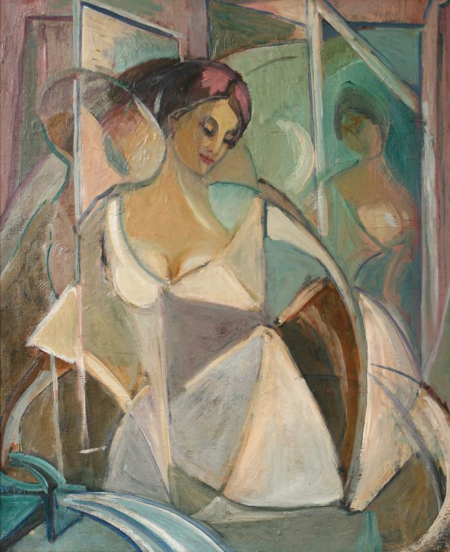 Leon Chwistek, Portret kobiety 1919–1921, Galeria Dyląg, Kraków (źródło: materiały prasowe)