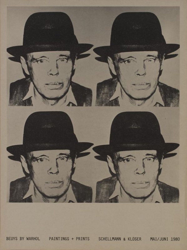 Joseph Beuys, Beuys by Warhol, grafika, 1980 (źródło: materiały prasowe)