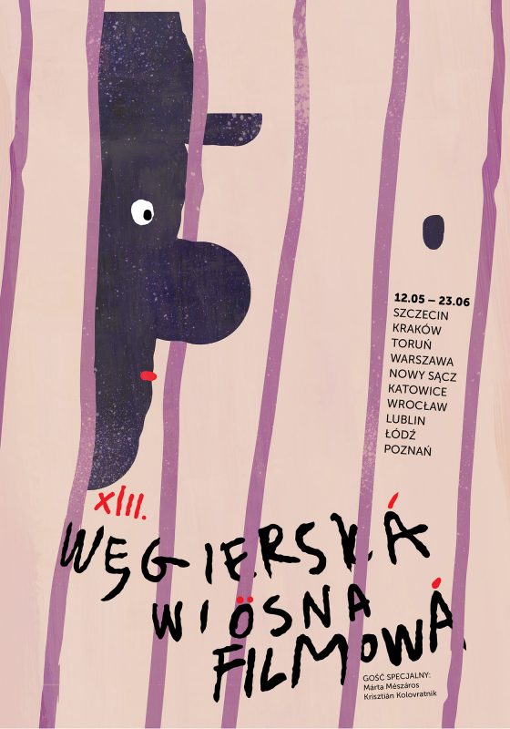 Plakat festiwalu XIII Węgierska Wiosna Filmowa (źródło: materiały prasowe)